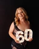 Client celebrating her 60th