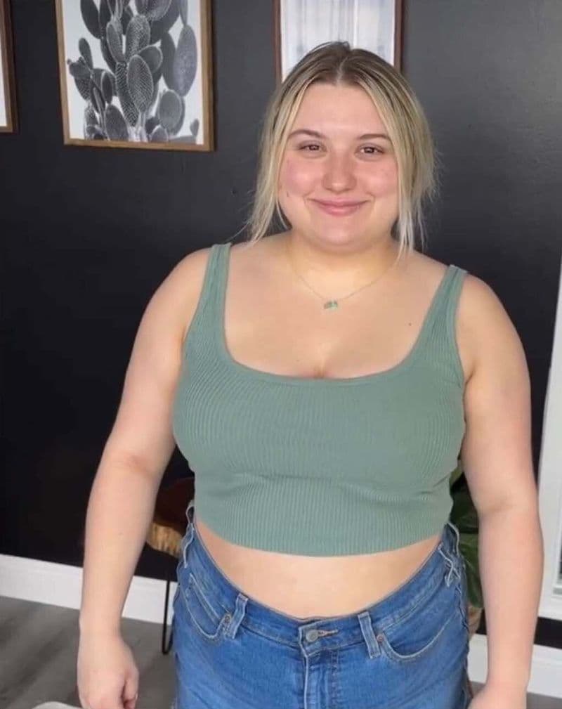 Before: client ten when she arrived